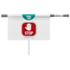 CALU TTS verstelbare deurmarkering ''no entry''  t.b.v. deuren van 77 tot 134cm