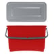 CALU TTS emmer hermetisch gesloten rood 8ltr 