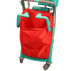 CALU TTS PVC afvalzak 50ltr 62x65cm rood 