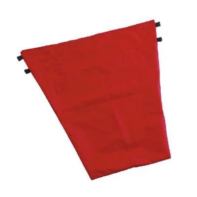 CALU TTS PVC afvalzak 50ltr 62x65cm rood