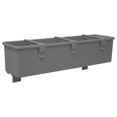 CALU TTS CleanLite zijwastafel voor gereedschap grijs