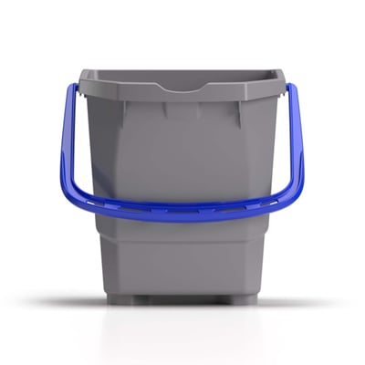 CALU TTS CleanStart dweilemmer met blauw hengsel  grijs met blauw hengsel