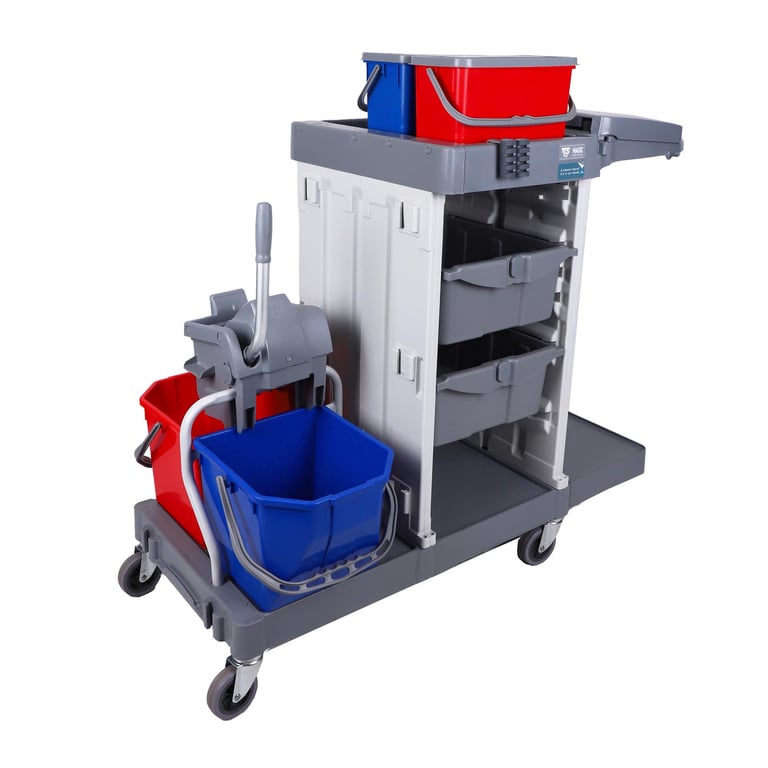 CALU TTS CleanPro schoonmaakwagen grijs