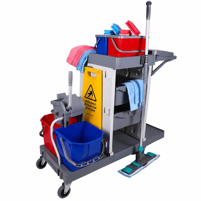 CALU TTS CleanPro schoonmaakwagen starterkit