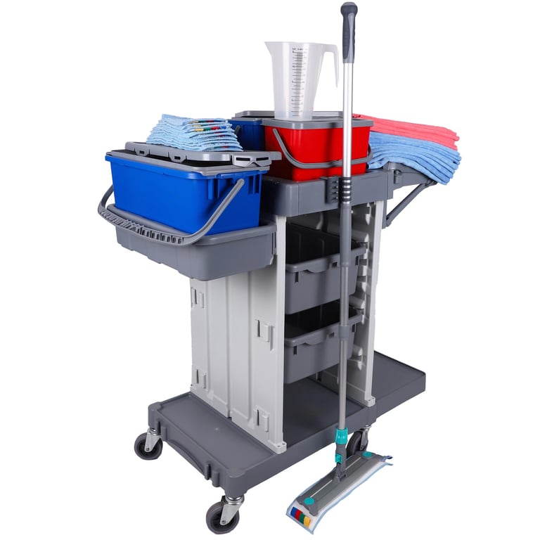 CALU TTS CleanPro schoonmaakwagen starterkit Pre-Wet ready