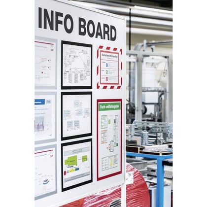 CaluGuard magnetisch document frame A3  wit 