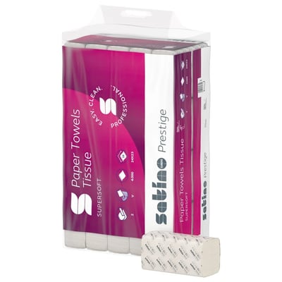 Wepa Prestige handdoekjes Z-vouw  2lgs 24x23cm 20x200st