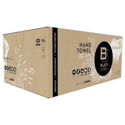 BlackSatino GreenGrow handdoekpapier 2lgs 25x23cm 15x214 vel
