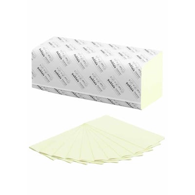 Satino comfort papieren handdoekjes tissue 25x23cm v-vouw 2-lgs groen 20x160st