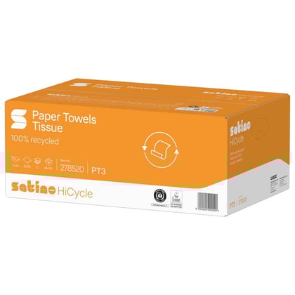 Satino Hicycle handdoekpapier C-vouw  2-lgs wit 24x128st