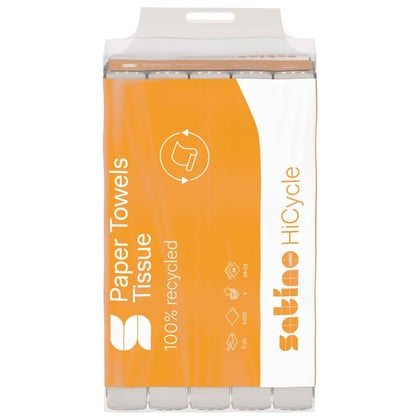 Satino Hicycle handdoekpapier V-vouw  2-lgs wit 4000st 