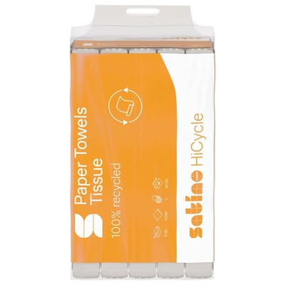 Satino Hicycle handdoekpapier V-vouw  2-lgs wit 4000st 