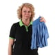 CALU TTS microvezel mop met lusvormige uiteinden  blauw 240gr