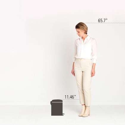 Brabantia pedalette 5ltr met kunststof binnenemmer