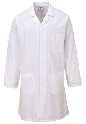 Portwest stofjas wit maat 2XL 