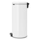 Brabantia pedaalemmer 30ltr wit metalen binnenemmer