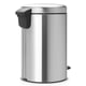 Brabantia NewIcon pedaalemmer matt steel 12ltr kunststof emmer 