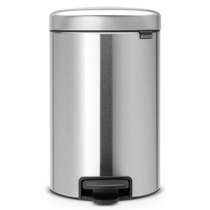 Brabantia NewIcon pedaalemmer matt steel 12ltr kunststof emmer 