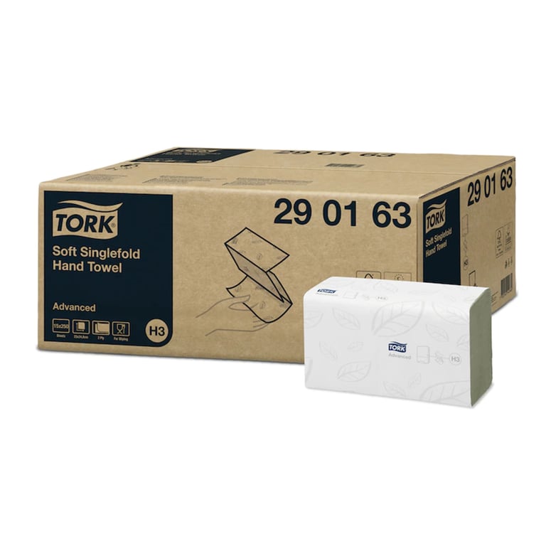 Tork Advanced Hand Towel Zigzag Fold 2-lgs 15x250st