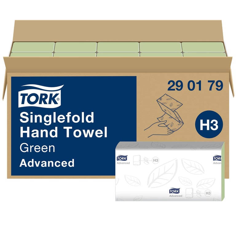 Tork Advanced Hand Towel groen Zigzag Fold 2-lgs 15x250st