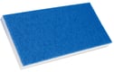 Melamine doodlebug wit/blauw 11,5x25cm