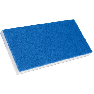 Melamine doodlebug wit/blauw 11,5x25cm