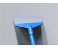 Vikan vloerschraper met flexibel stalen blad 260mm blauw
