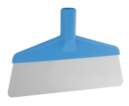 Vikan vloerschraper met flexibel stalen blad 260mm blauw