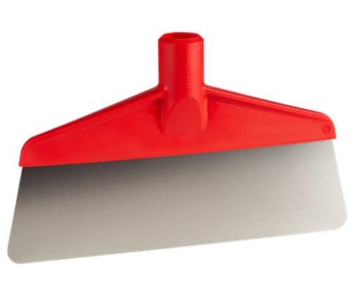 Vikan vloerschraper met flexibel stalen blad 260mm rood
