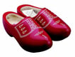 Klomp peppel rood maat 34-35 