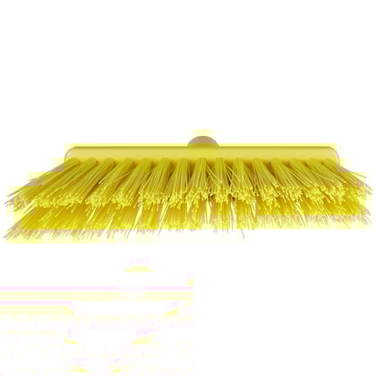 Vikan hoekbezem hard  290x40x270mm geel