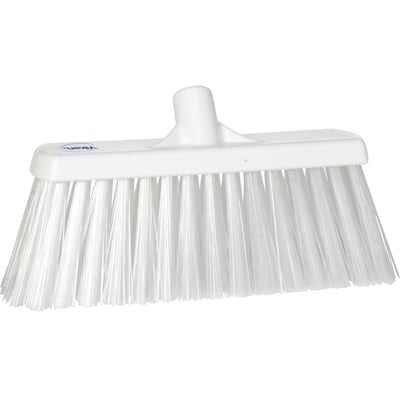 Vikan bezem hard nylon 33cm hygiënisch wit