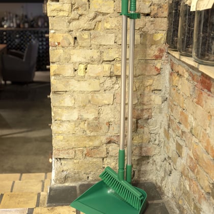 Vikan hygiëne steel aluminium 84cm  groen