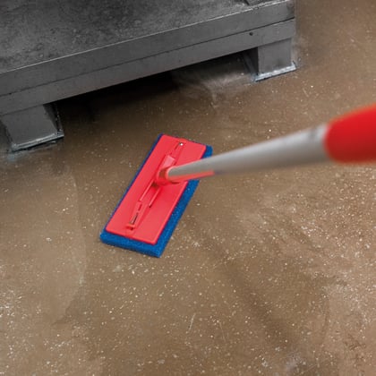 Vikan aluminium steel 130cm hygiënisch rood