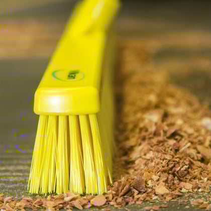 Vikan Ultra hygiene steel geel 170cm