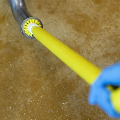 Vikan Ultra hygiëne steel 100cm geel