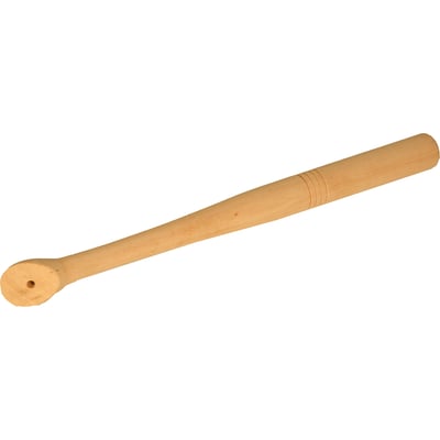 Losse houten steel voor teerkop 70mm 