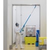 Vikan aluminium telescoopsteel met waterdoorvoer blauw