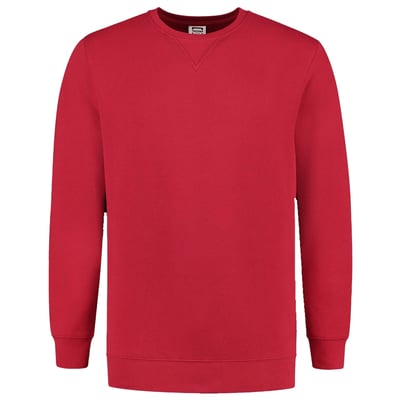Tricorp Workwear sweater ronde kraag rood maat XS