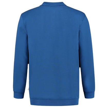 Tricorp polosweater met boord  koningsblauw maat XS