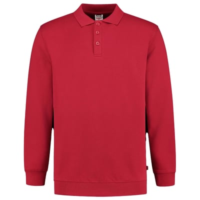Tricorp Workwear polosweater met boord  rood maat XS