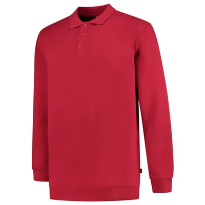 Tricorp Workwear polosweater met boord  rood maat XS