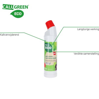 CaluGreen ECO S4 periodieke sanitairontkalker  750ml