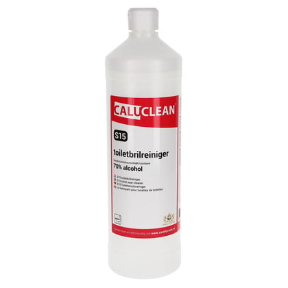 CaluClean S15 1ltr toiletbrilreiniger met 70%  alcohol