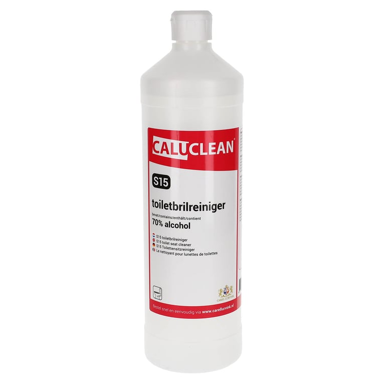 CaluClean S15 1ltr toiletbrilreiniger met 70% alcohol