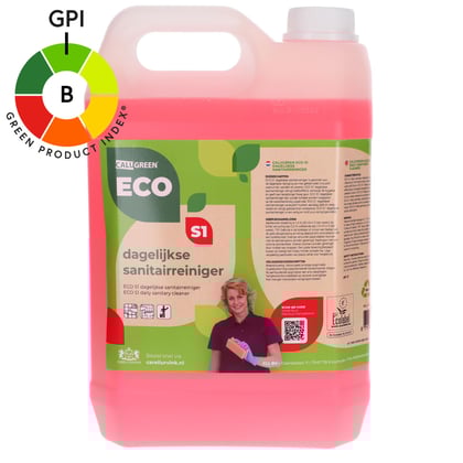 CaluGreen ECO S1 dagelijkse sanitairreiniger 5ltr 