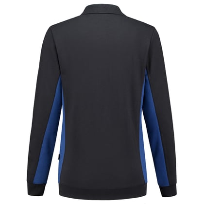 Tricorp dames polosweater bicolor marine korenblauw maat XS