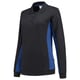 Tricorp Workwear dames polosweater bicolor marine korenblauw maat XS