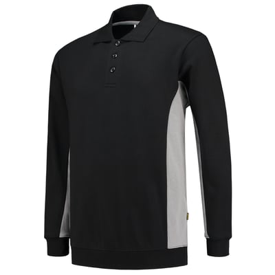 Tricorp Workwear polosweater bicolor zwart grijs maat XS