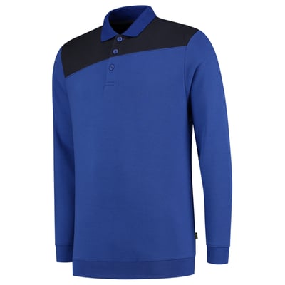 Tricorp Workwear polosweater bicolor naden koren-/donkerblauw maat XS